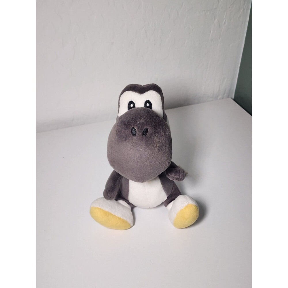 Yoshi Mario Plush Toy Gray Little Buddy Sanei 2015 Nintendo Japan